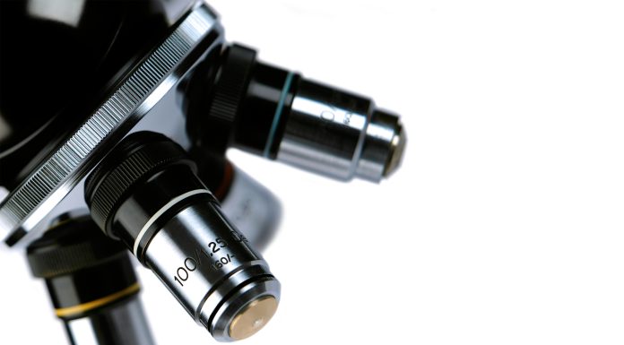 XL microscope lens close-up