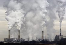Smokestacks with pollution