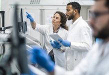 Diverse Lab Colleagues in Thoughtful Analysis