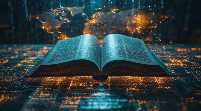 When an open book symbolizes knowledge, a world map emphasizes global interactions and learning chances
