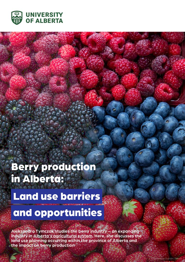Berry production in Alberta: Land use barriers and opportunities