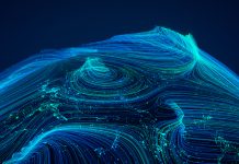 Global Data Flow (World Map Credits to NASA)