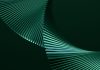 Canada’s critical minerals research in building its future economy Contemporary Spiral Wire Formation with Curved Linear Elements in Teal and Emerald Tones