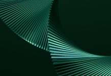 Canada’s critical minerals research in building its future economy Contemporary Spiral Wire Formation with Curved Linear Elements in Teal and Emerald Tones