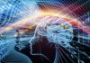 Adopting consciousness research to foster sustainable change Human Mind series. Creative arrangement of brain, human outlines and fractal elements as a concept metaphor on subject of technology, science, education and human mind