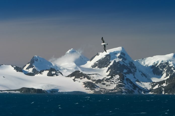 The landscape of the coast of Antarctica