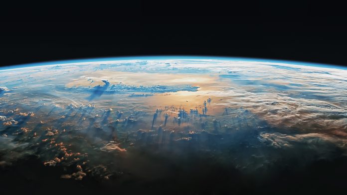 The Earth viewed from the orbit