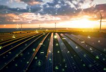 Farms powering Europe’s green future through renewable energy Wind energy and sustainable resources. Renewable energy technology.Sustainable Development Goals (SDGs).Renewable resource technology to reduce pollution and carbon emissions.