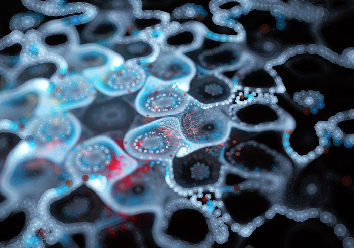 Abstract color dynamic background with lighting effect. Futuristic bright painting texture for creativity graphic design. Pattern for wallpaper, poster, cover booklet, flyer, banner. Fractal art