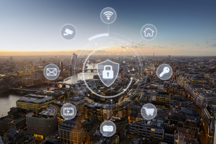 Computer network security cyber connection future technology information safety data protection encryption