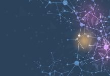 Exploring genetic tools in environmental microbes: Applications in extracellular electron transfer Neural network concept. Connected cells with links. High technology process. Abstract futuristic background