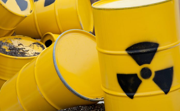 nuclear waste barrel