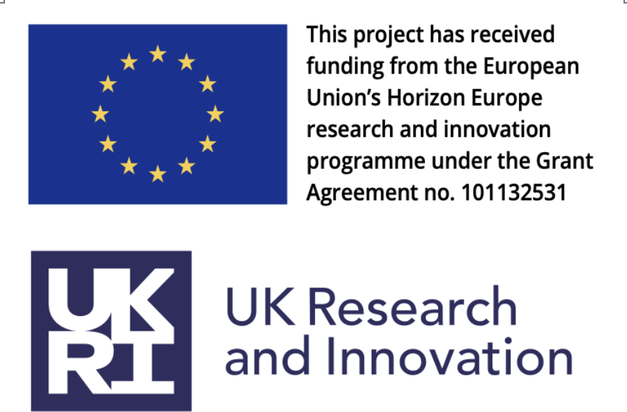 This work has received co-funding from UK Research and Innovation (UKRI) under grant agreement numbers [10107302,10092247]; and the Swiss State Secretariat for Education, Research and Innovation (SERI) 