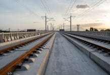 Uncompleted high-speed railway