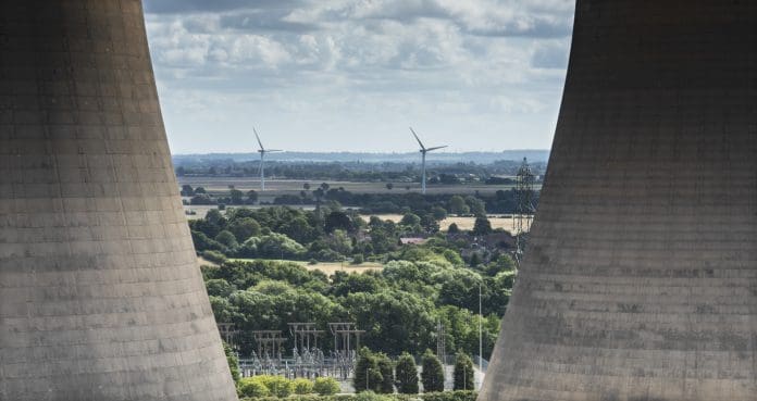 cooling towers at Drax power station