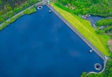 UK publishes first national plan to tackle PFAS ‘Forever Chemicals’ Aerial view of Ladybower Reservoir, a large artificial reservoir, the lowest of three in the Upper Derwent Valley in Derbyshire, England, UK