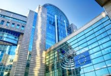 European Parliament Building in Brussels